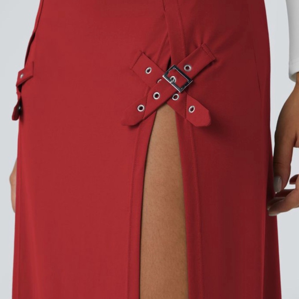 Halara Maxi Skirt Two Front Slit - Picture 2 of 3